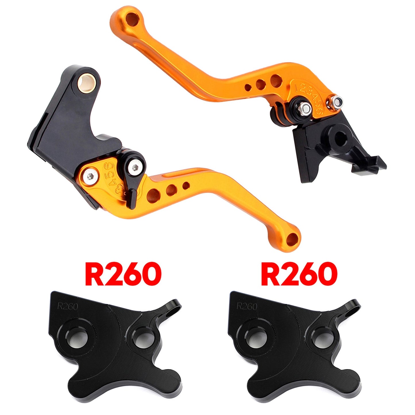 Motorcycle Short Clutch Brake Lever fit for VESPA GTS 300 Super