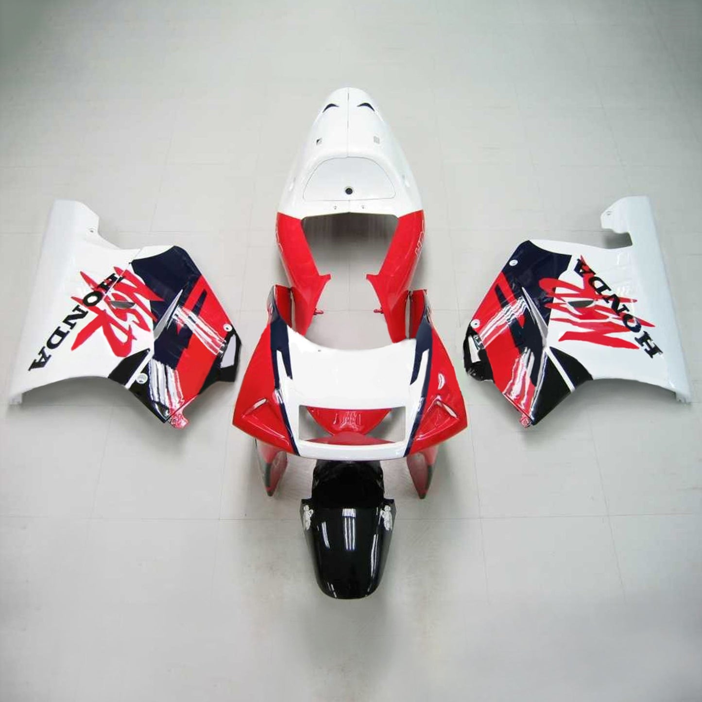 1994-1996 Honda NSR250 PGM-4 Amotopart Injection Fairing Kit Bodywork Plastic ABS #102