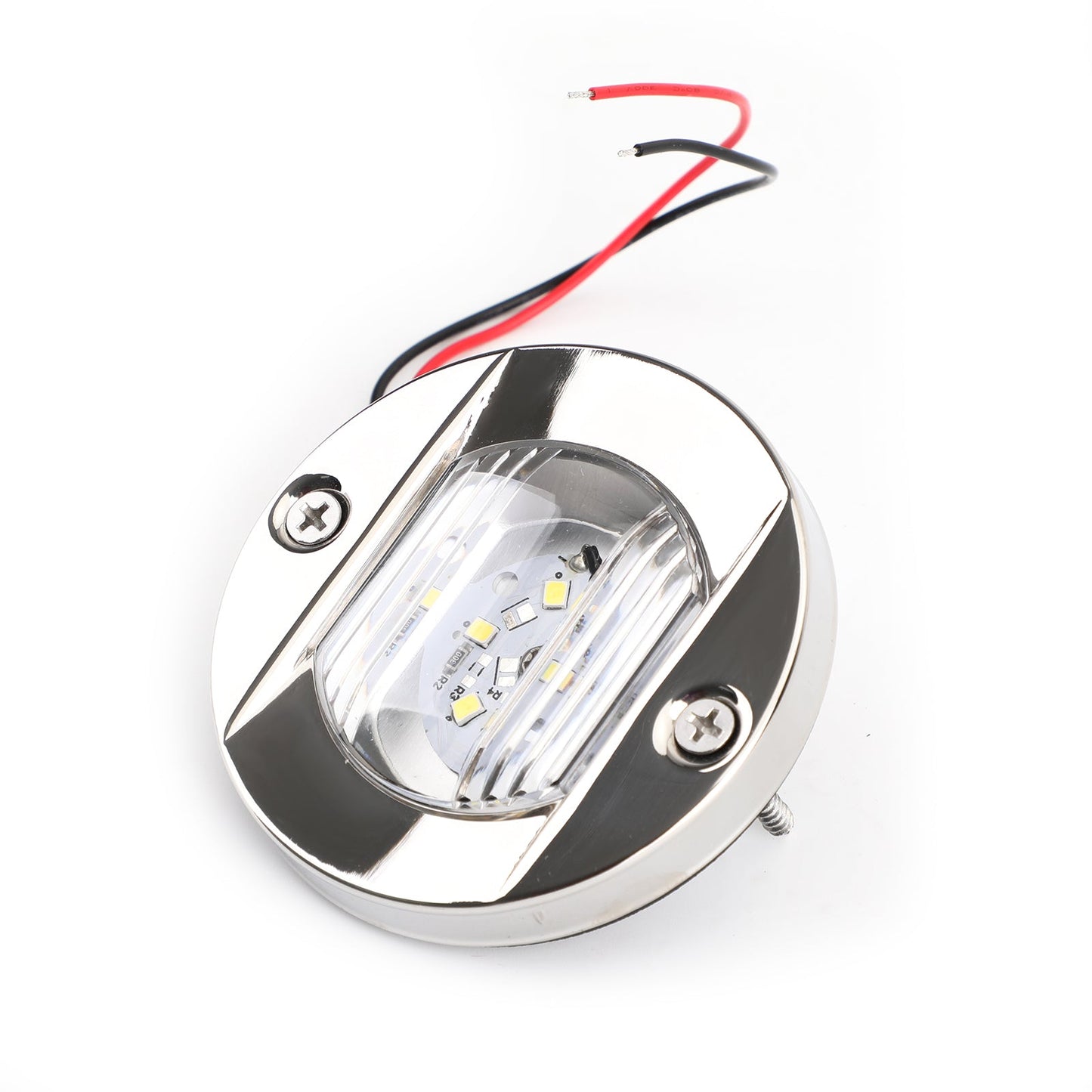 12V 316 Stainless Marine Blue Underwater Light Boat 6 Led 2.2W High Power Bright