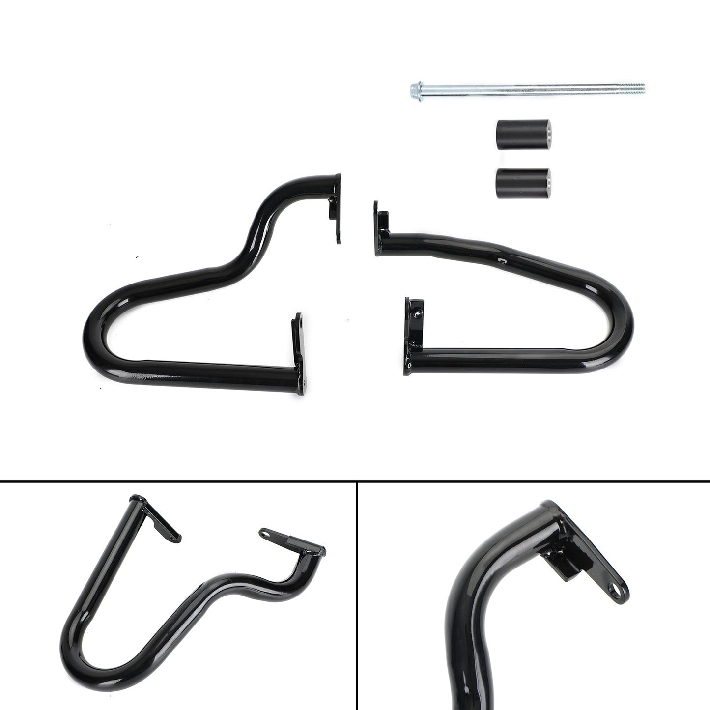 Black Engine Guards Frame Crash Bars Steel Fits For Honda Cm 1100 Cmx 1100 21