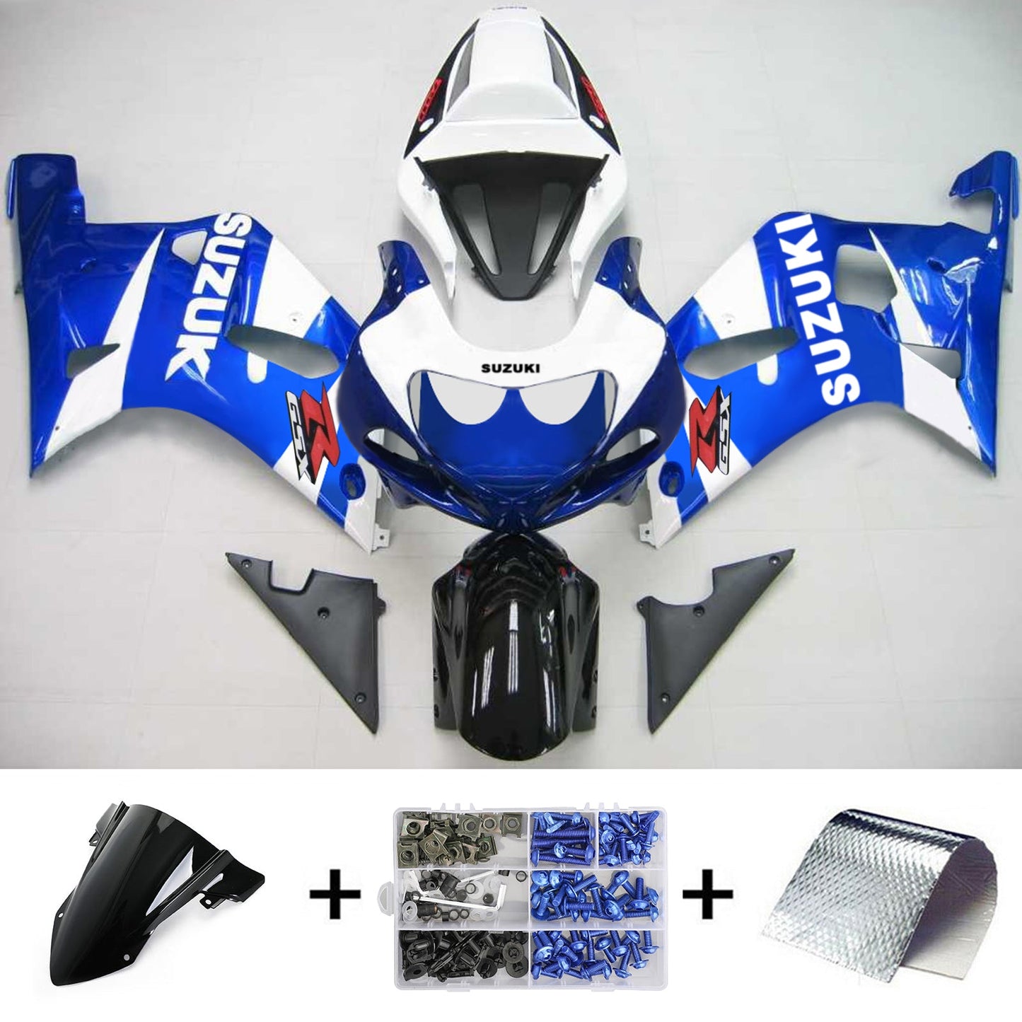 2001-2003 Suzuki GSXR750 K1 Amotopart Injection Fairing Kit Bodywork Plastic ABS #103