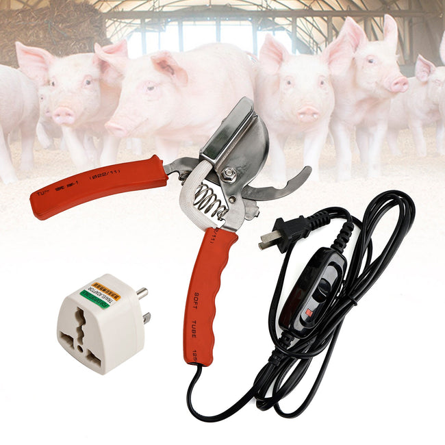 Sheep Pig Dog Puppy Tail Cutting Tool Electric LiveStock Tail Docker Tail Cutter