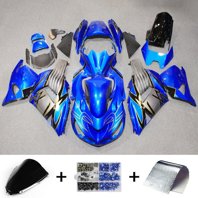 2006-2011 Kawasaki ZX14R Injection Fairing Kit Bodywork Plastic ABS#127