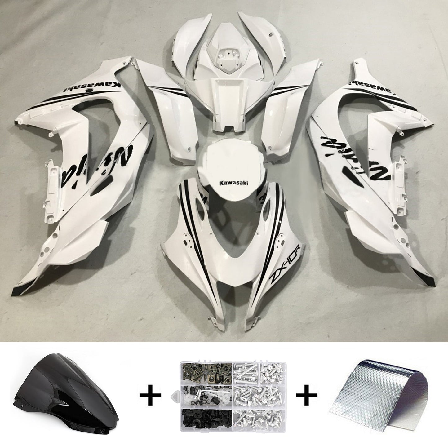 2016-2020 Kawasaki ZX10R Injection Fairing Kit Bodywork Plastic ABS#149