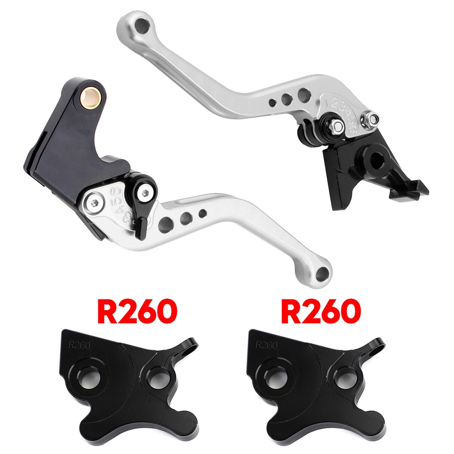 Motorcycle Short Clutch Brake Lever fit for VESPA GTS 300 Super