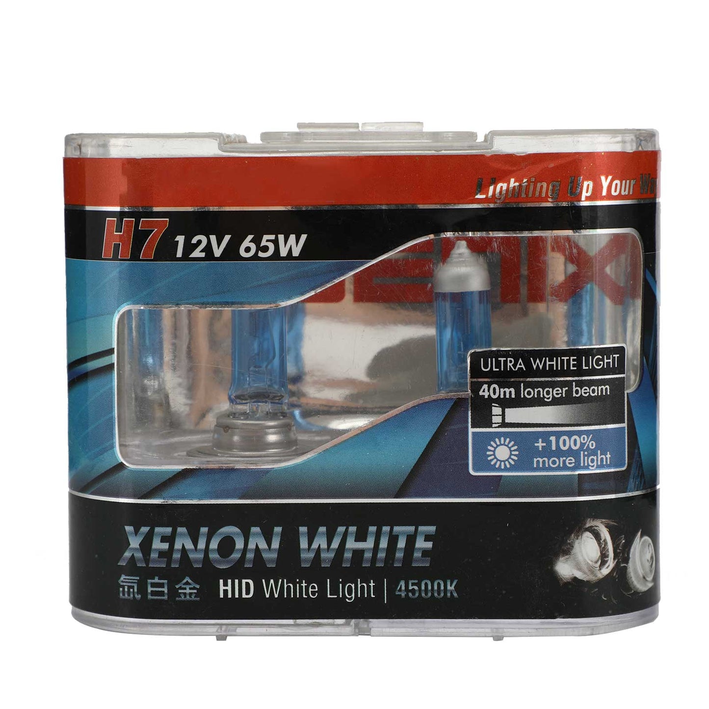 H7 For Phoenix Xenon HID White Light 4500K 40M Longer Beam +100% More Light