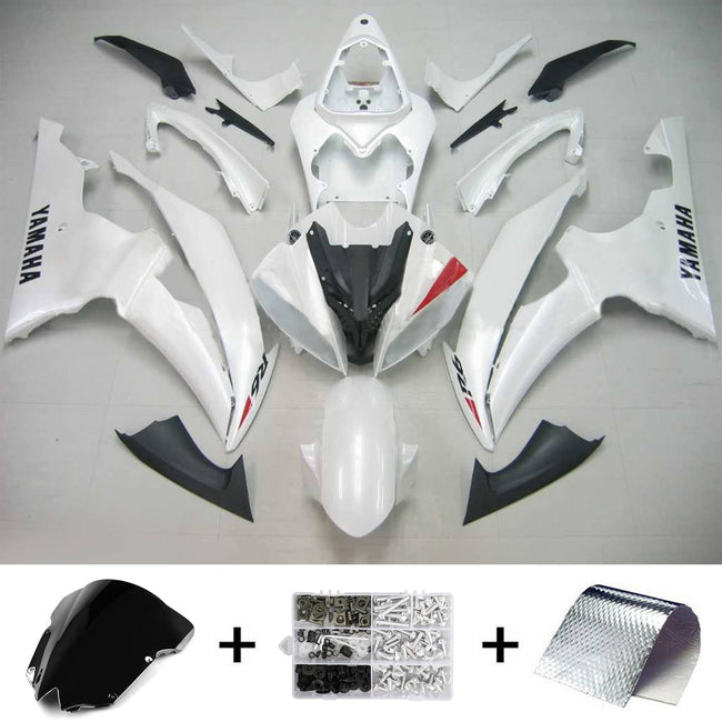 2008-2016 Yamaha YZF 600 R6 Amotopart Injection Fairing Kit Bodywork Plastic ABS #122