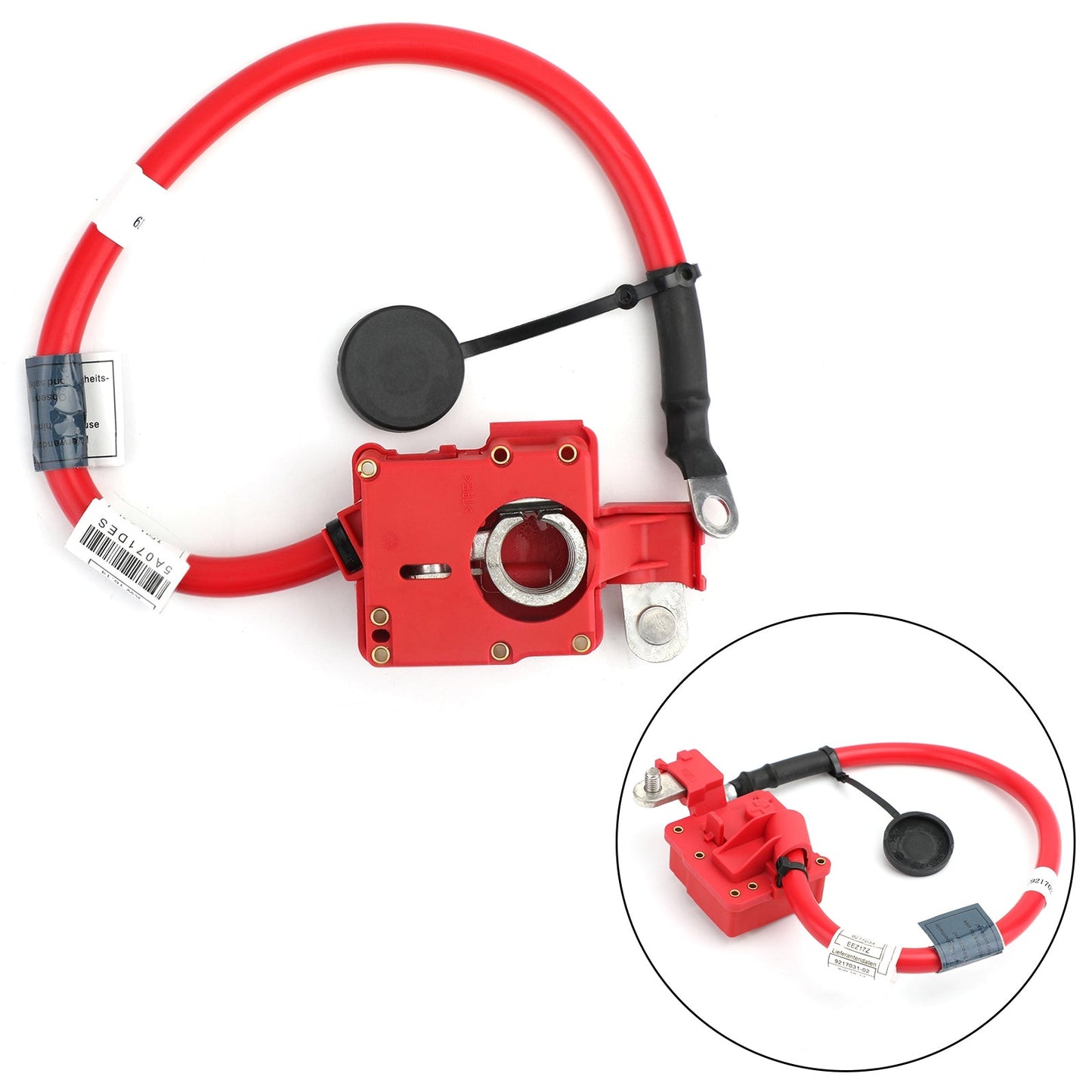 Positive Terminal To Battery Cable Fit For BMW Red