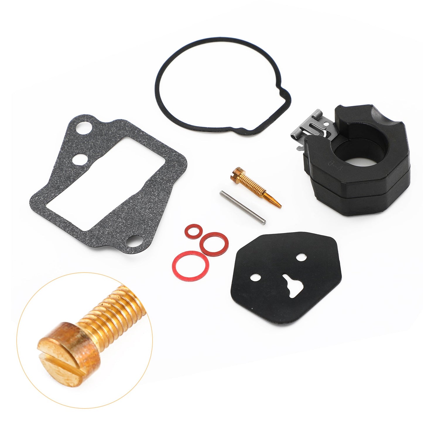 Carburetor Rebuild Kit for Yamaha 9.9-15hp 85-95 6E7-W0093-04-00 6E7-W0093-01-00
