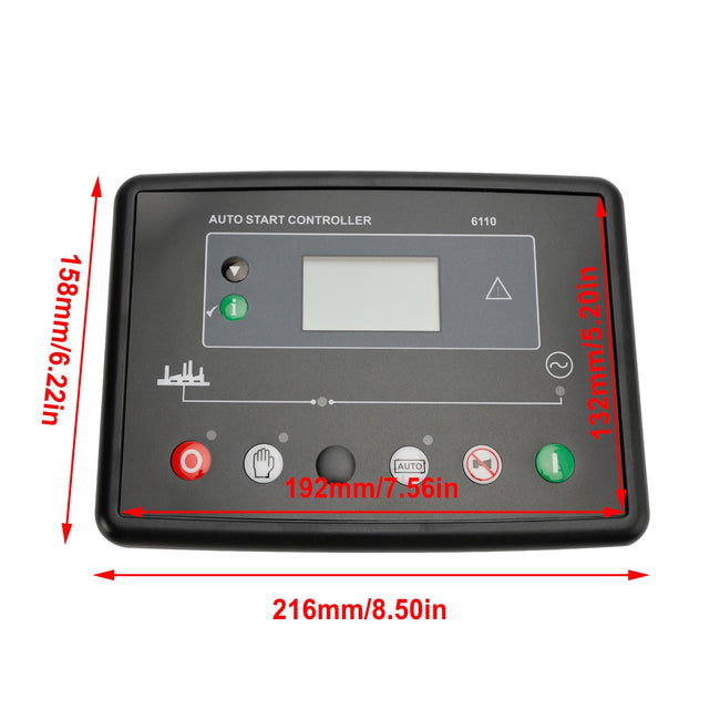 DSE6110 Generator Controller Auto Start Diesel Genset Control Panel