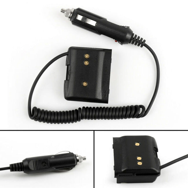 1x Car Charger Battery Eliminator Adapter For Yaesu VX-7R VX-6R VX-5R Radio