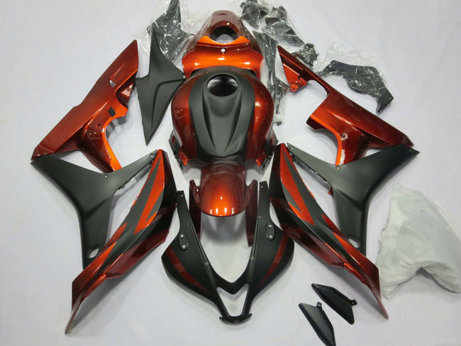 2007-2008 Honda CBR600RR Orange&Black Amotopart Fairing Kit