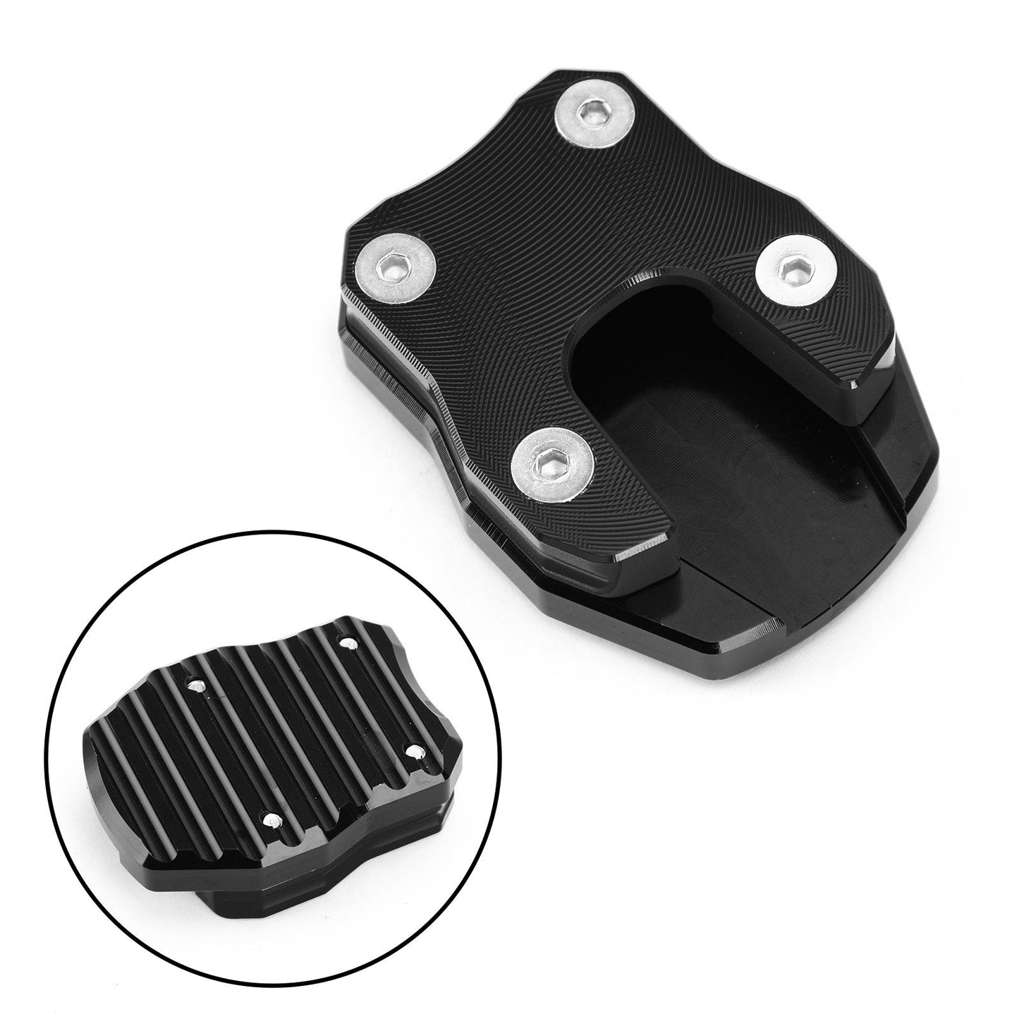 Kickstand Enlarge Plate Pad fit for Honda ADV150 19-21 PCX 125 150 18-19 Black