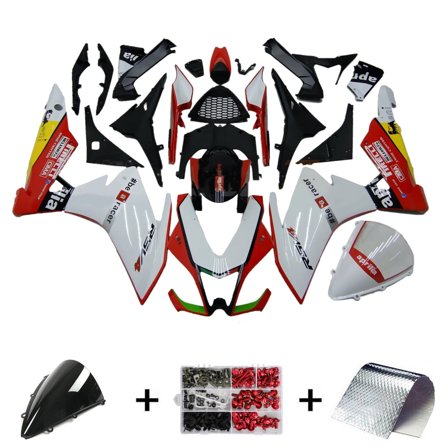 2009-2015 Aprilia RSV4 1000 Fairing Kit Bodywork Plastic ABS