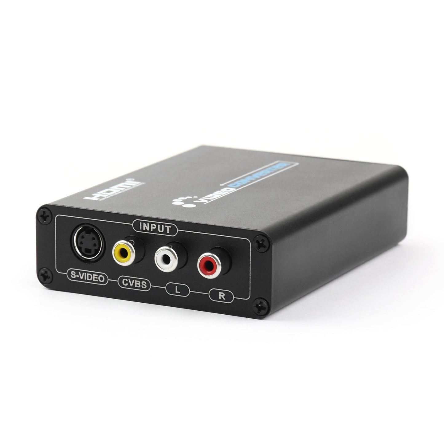 3 RCA AV+S-Video CVBS Composite R/L Audio to HDMI 1080P