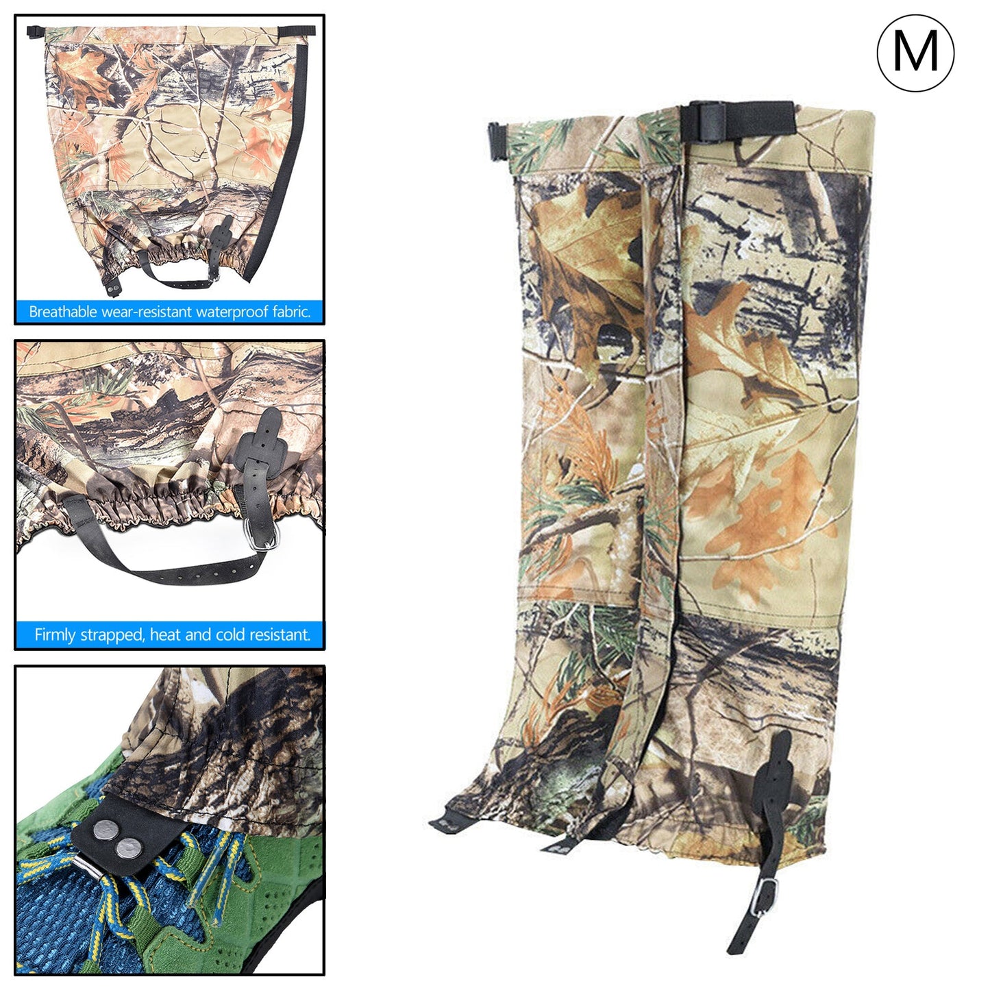 1 Set Waterproof Outdoor Hiking Walking Climbing Hunting Legging Gaiters