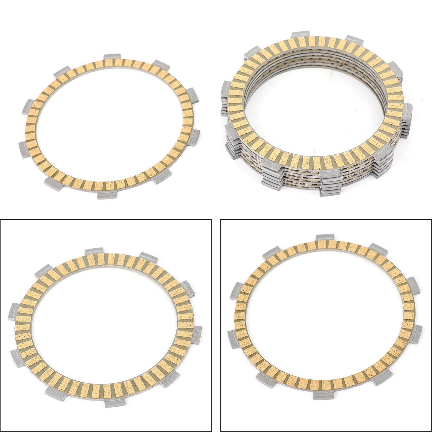 Clutch Plate Kit - Friction Plates For Honda CB600F CBF600 CBR600 CBR600RR VFR800 CBR900 GSR400