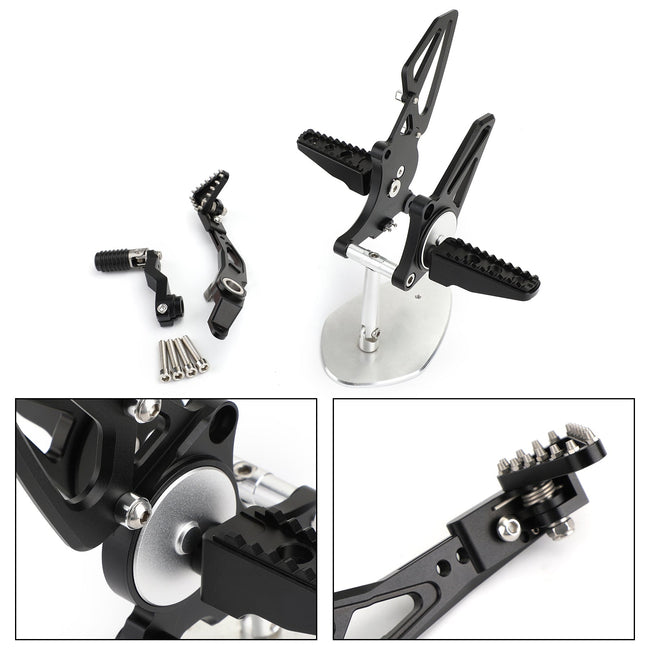 Rearsets Adjustable CNC Foot Pegs Footrest for BMW R Nine T R9T 2014-2018 Generic