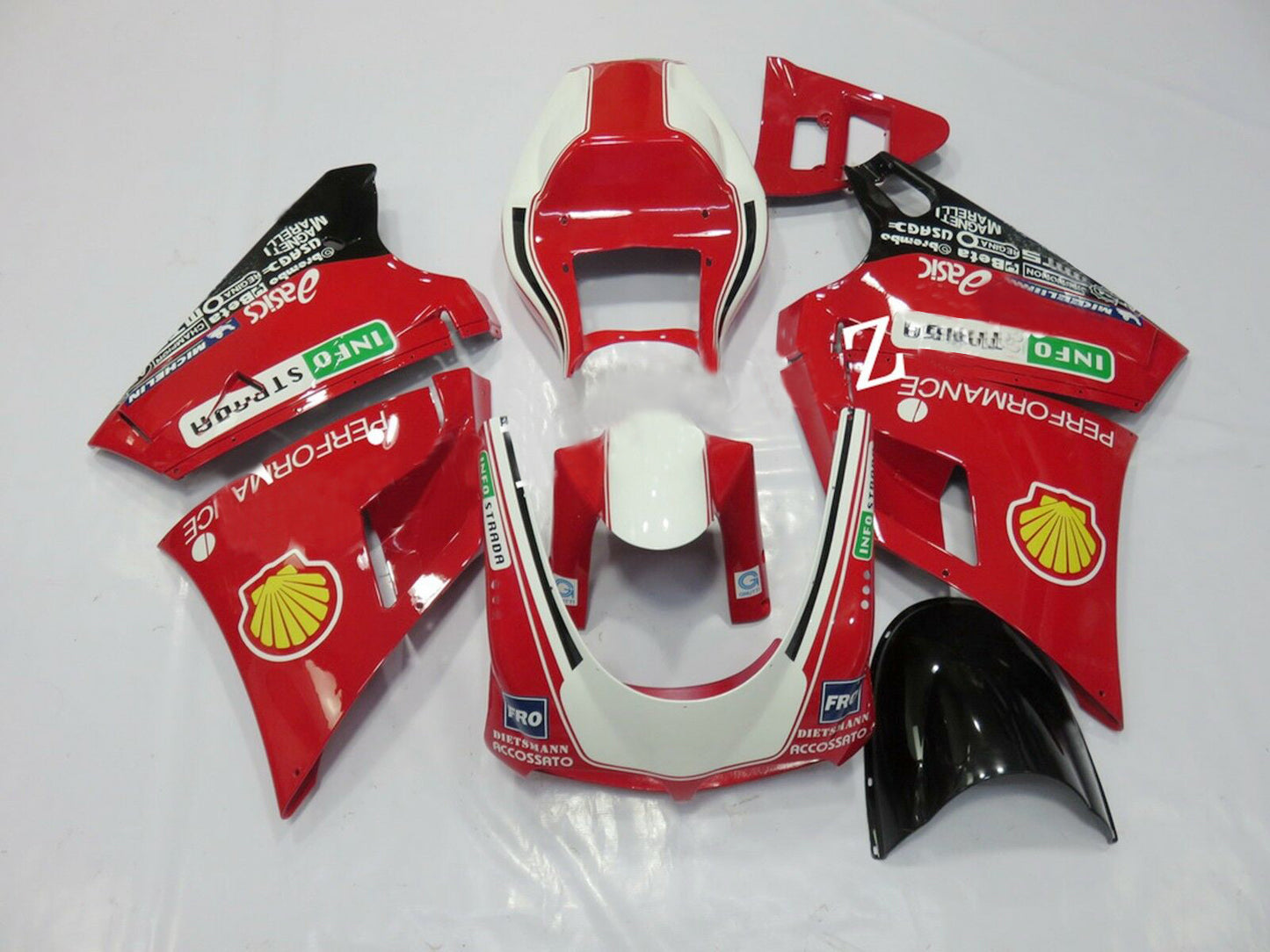 1996-2002 Ducati 996/748 Amotopart Fairing Kit Bodywork ABS #11
