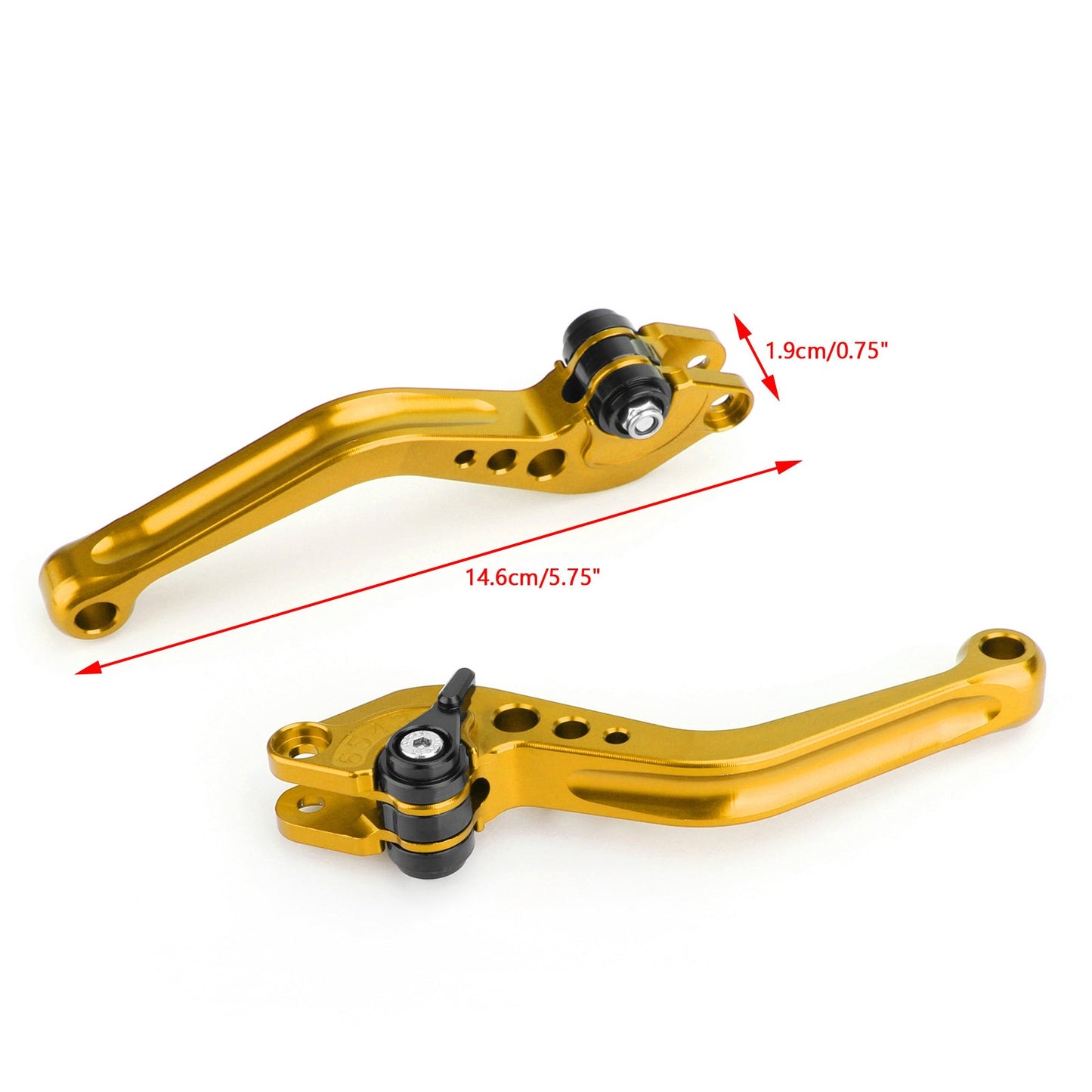 Short Clutch Brake Lever For KTM 790 Duke Before 2019 Silver Generic