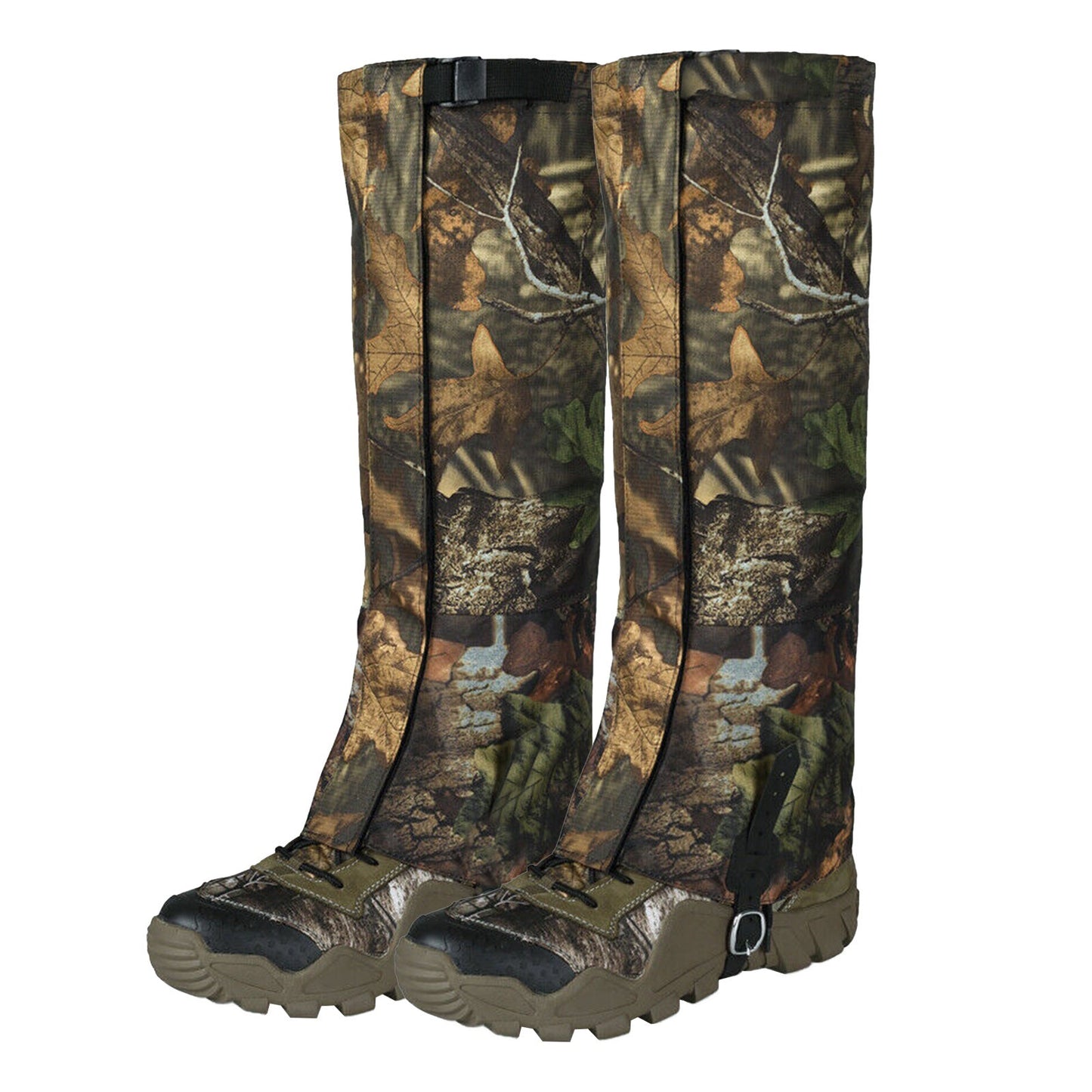 2x Camo Outdoor Hiking Hunting Snow Waterproof Boots High Legging Gaiters