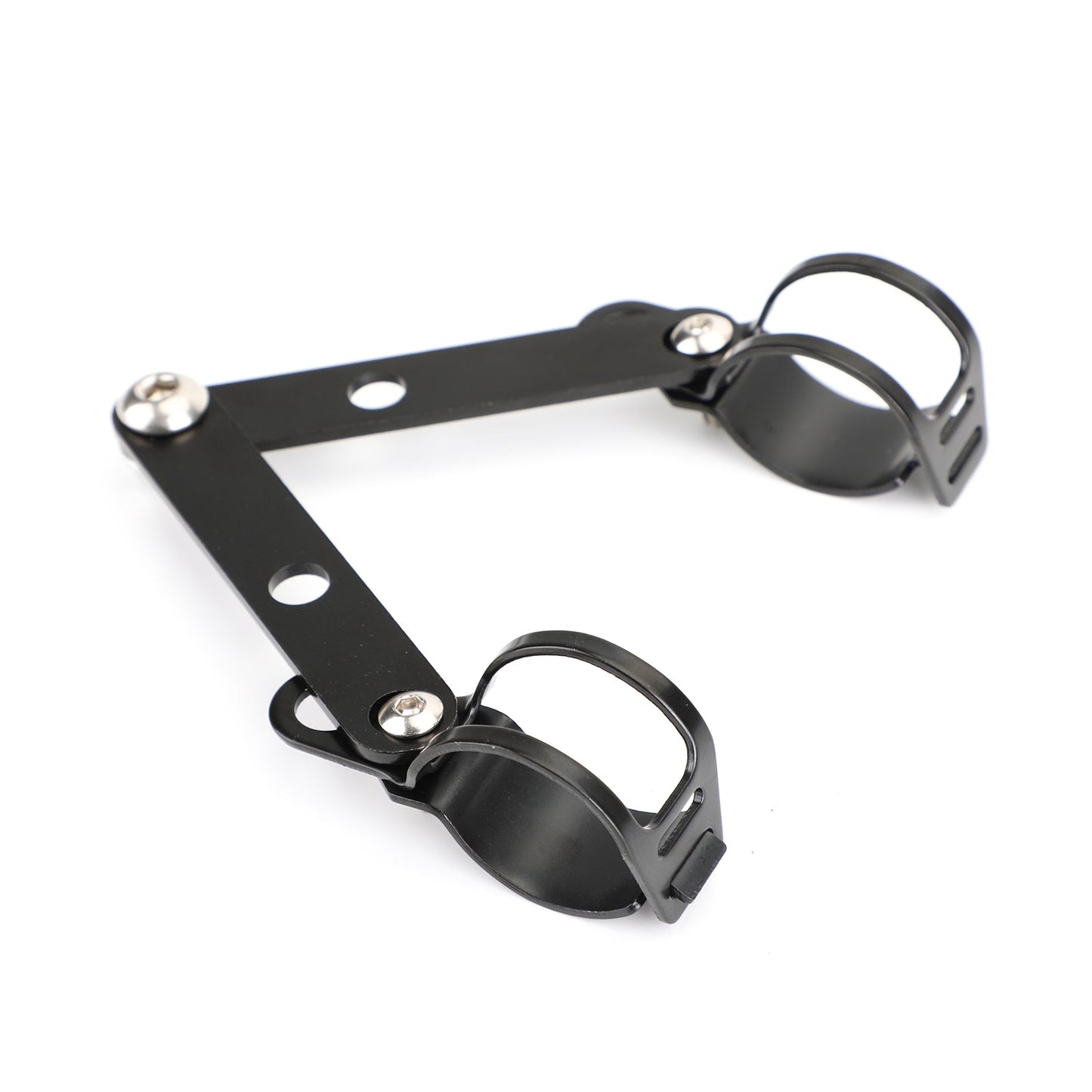 41mm-51mm Fork Black Headlight Mount Bracket Motorcycle Head Lamp Holder Adapter