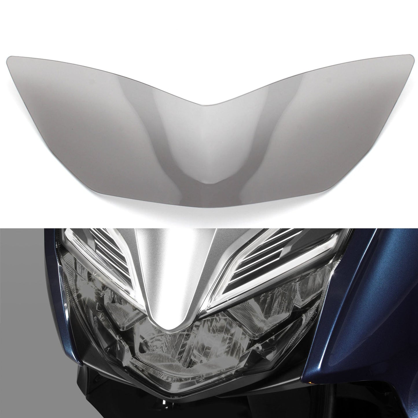 Front Headlight Lens Protection Cover Clear Fit For Honda Forza 300 2018-2019