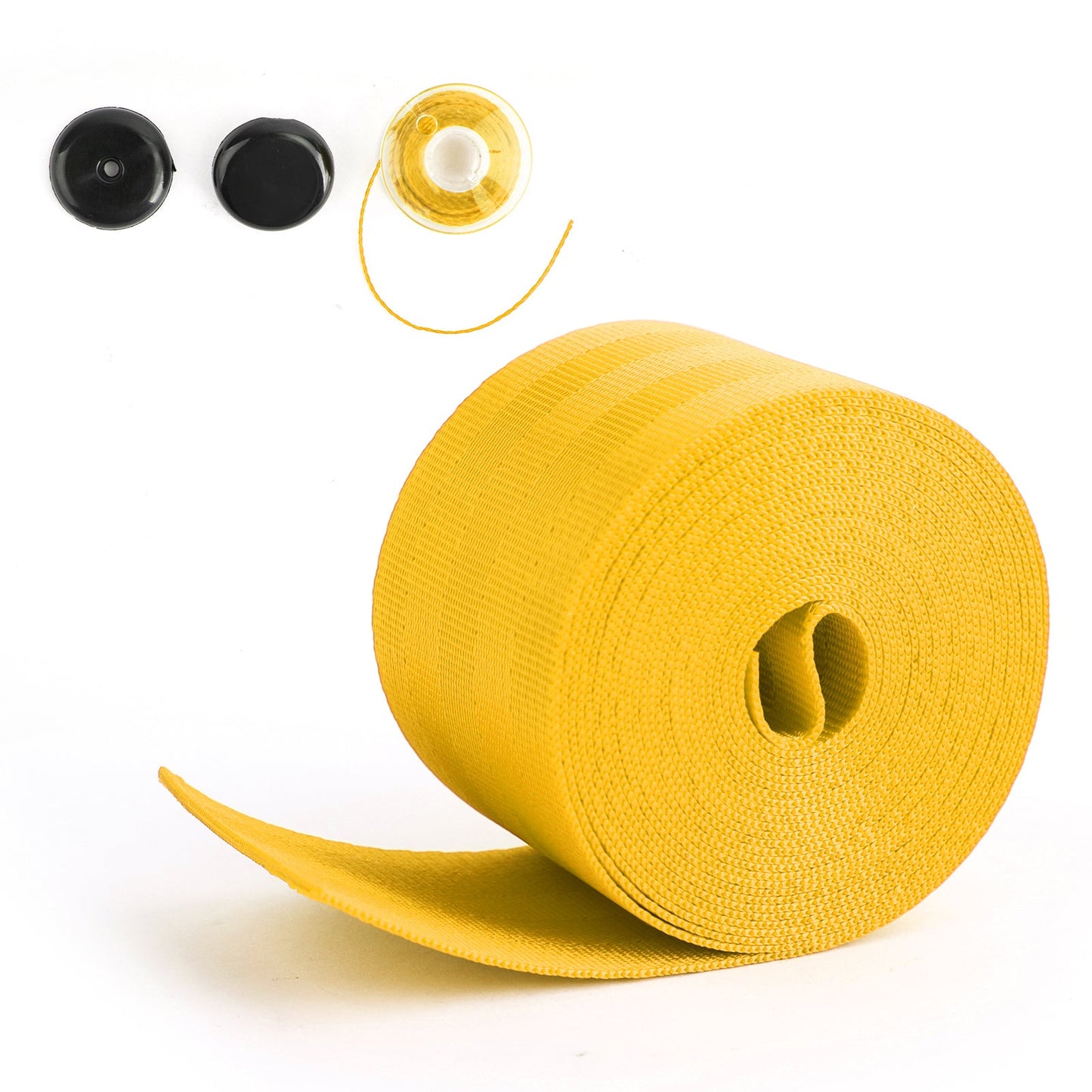 Car Seat Belt Webbing Polyester Seat Lap Retractable Nylon Safety Strap 3.5M