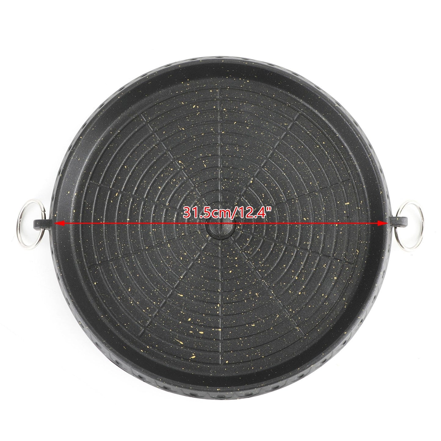 Portable BBQ Grill Stove Korean Coating Marble Gas Non Stick Pan Plate