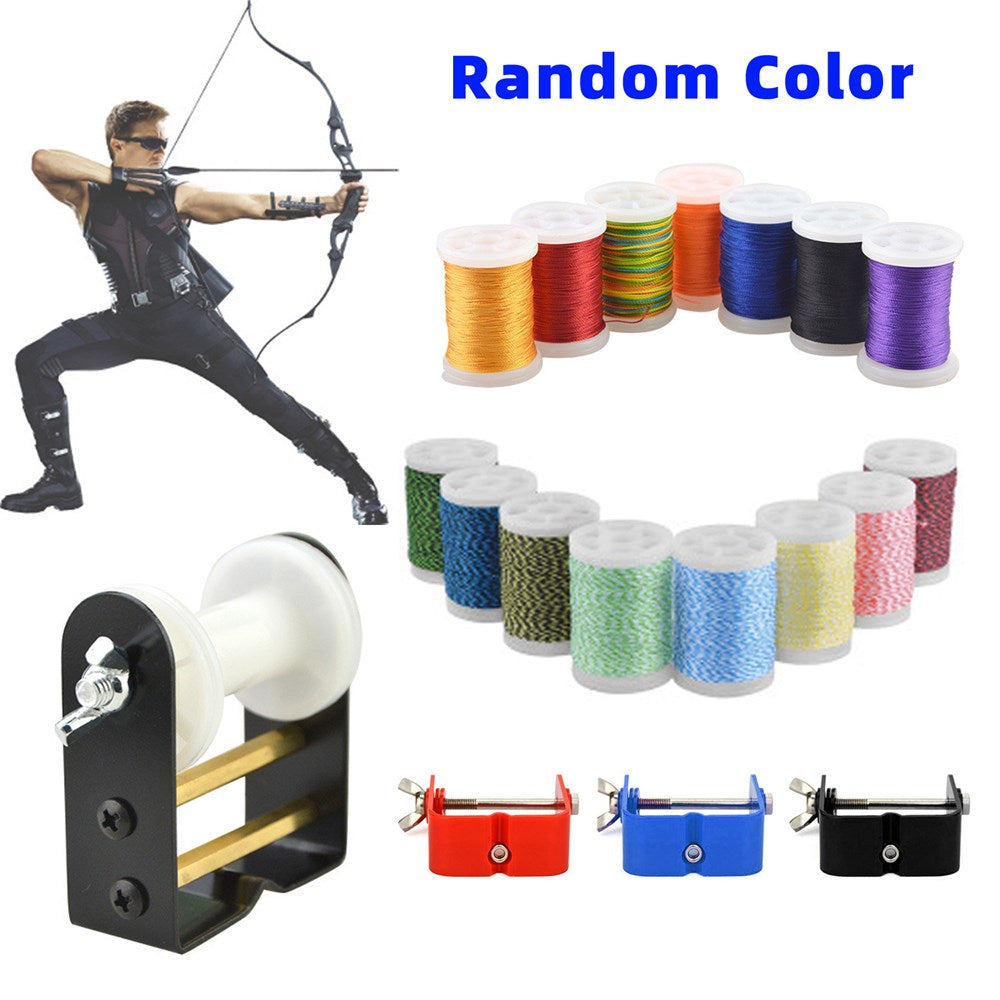 Archery Bowstring Serving Thread Cord Line Bow String Server Jig Tool