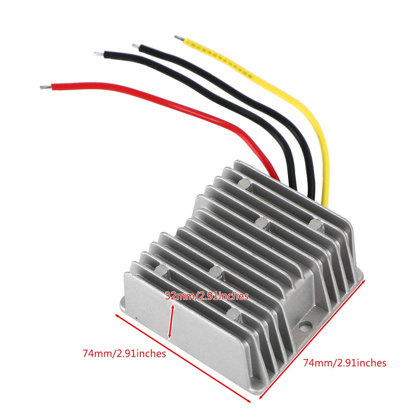 Waterproof DC/DC Converter Regulator 12V Step Up to 13.8V 18A 248W