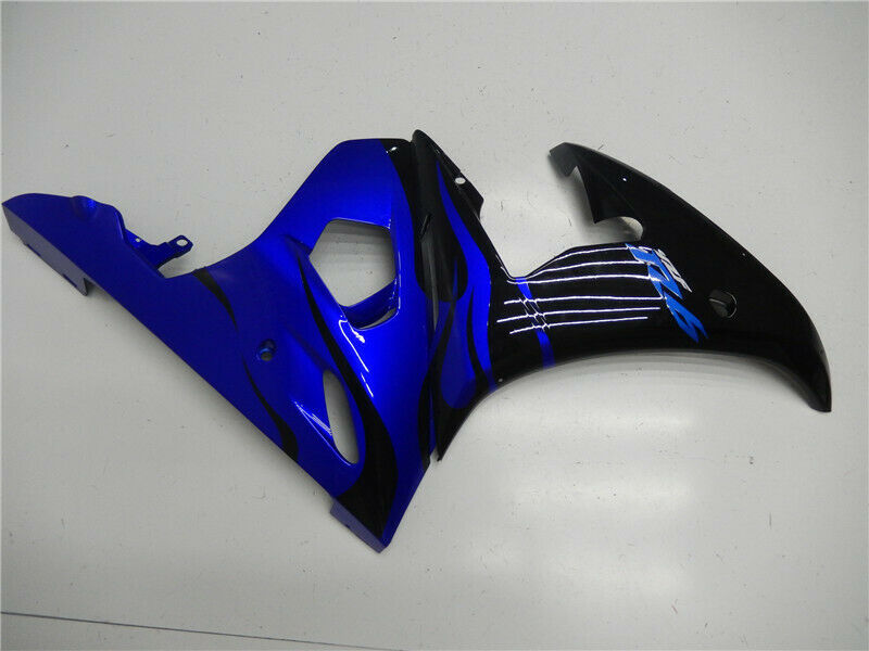 2003-2004 Yamaha YZF R6 Amotopart Fairing Blue Black Kit