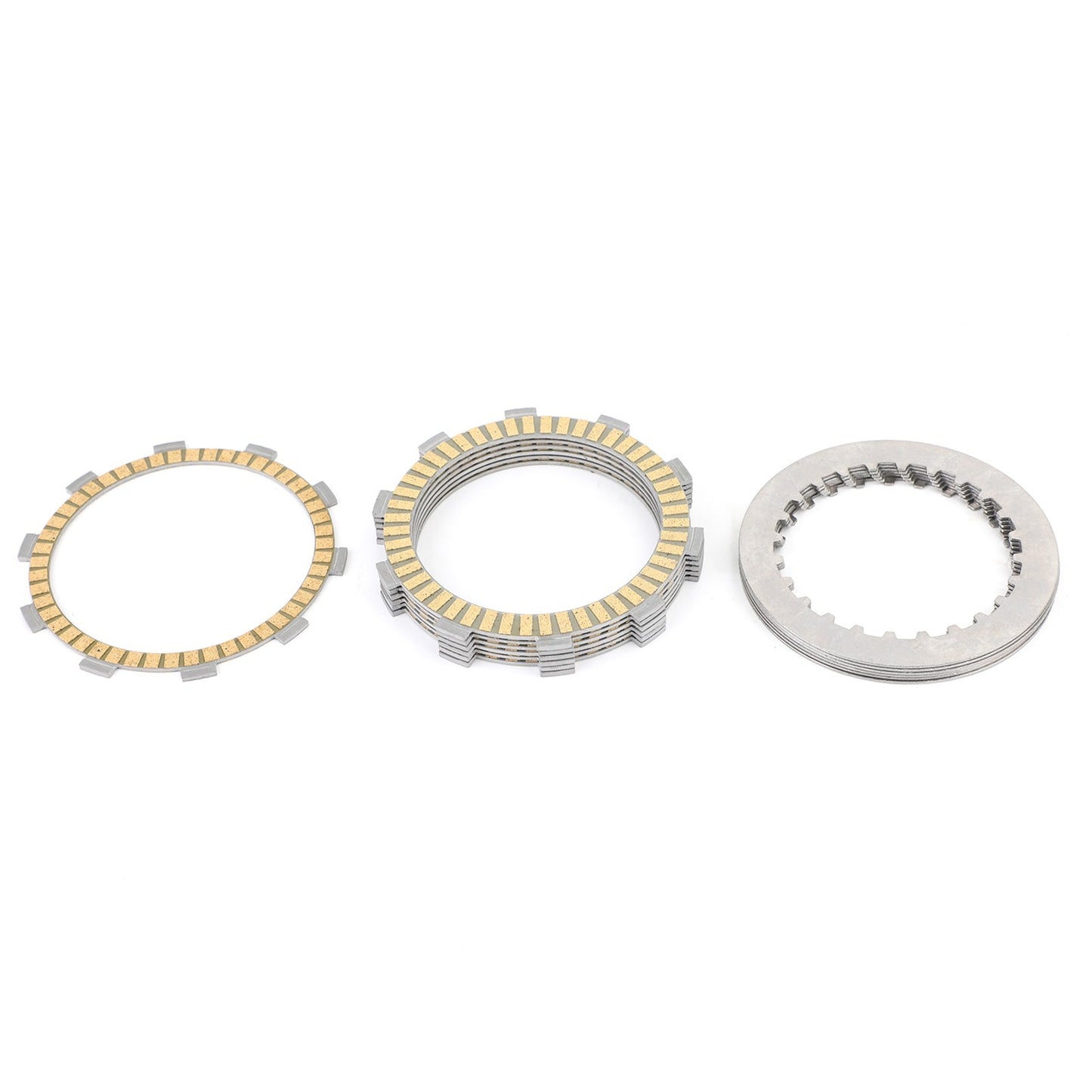 Clutch Plate Kit - Friction & Steel Plates For Honda CRM250 CB400SS Suzuki Triumph Daytona 650