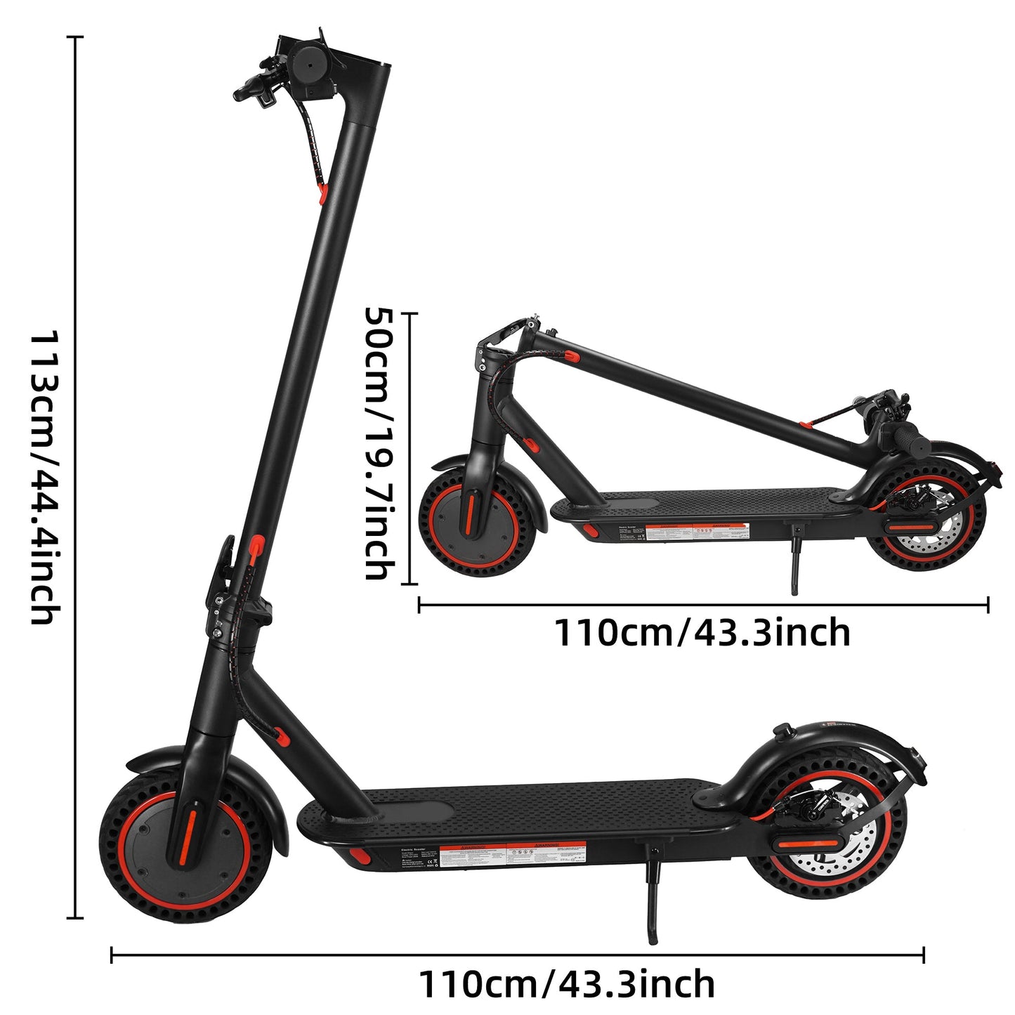 8.5" Folding Electric Scooter With app 350W 35KM Range 25km/h City Commute