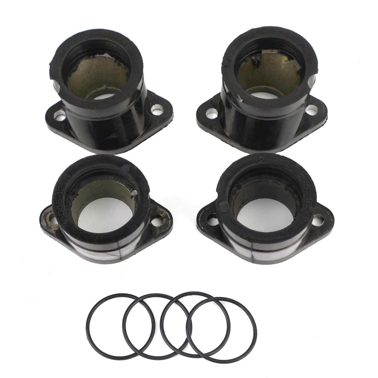 4x Carburetor Intake Boot Carb Fit for Kawasaki ZR750 Zephyr ZR-7/7S GT750 91-06