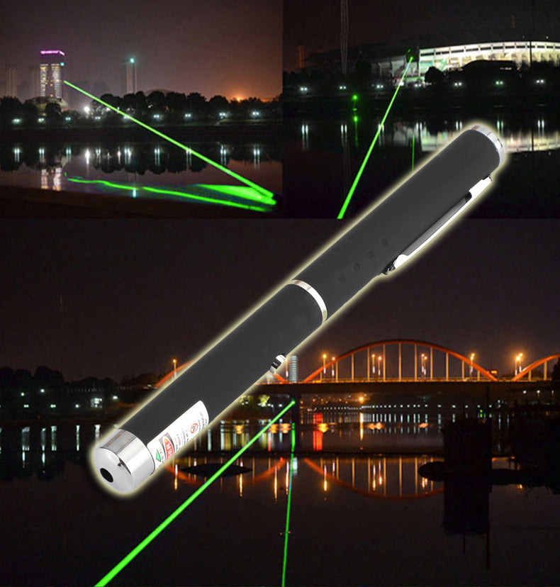 High Power Military 1mw 532nm Green Laser Pointer Pen Visible Beam Light Lazer