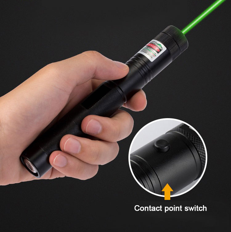 500Mile 532nm 303 Green Laser Pointer Visible Beam Light Lazer Pen+18650+Charger