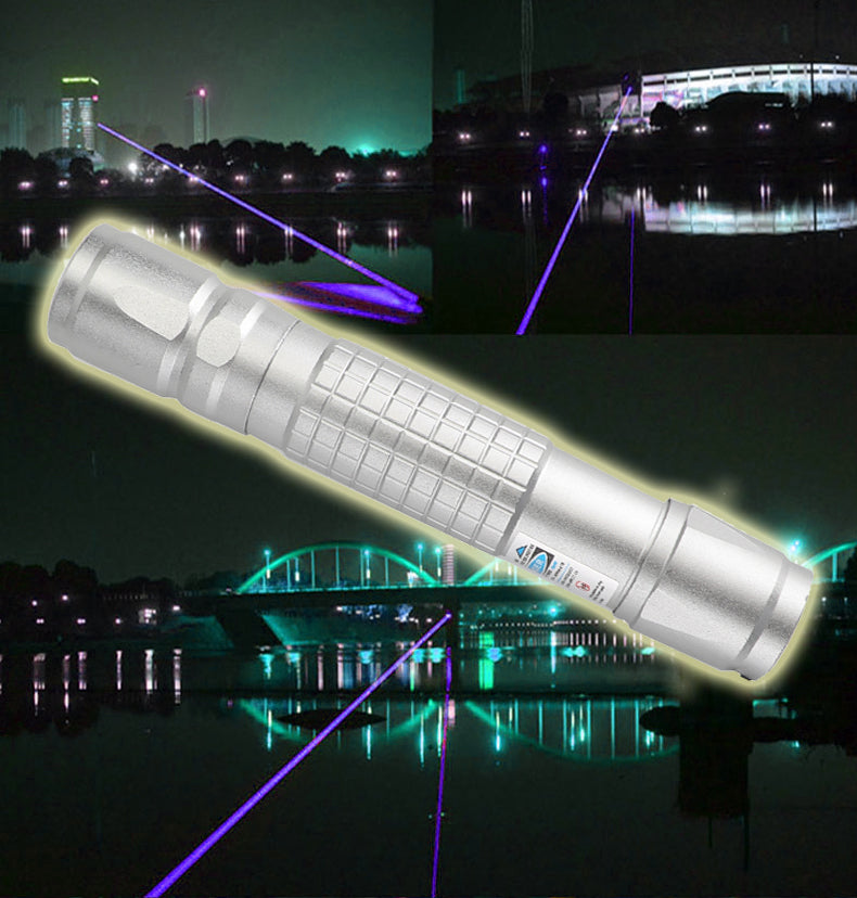 5mw 405nm Tactical Green Purple 18650 Laser Pointer Pen Visible Beam Light Lazer