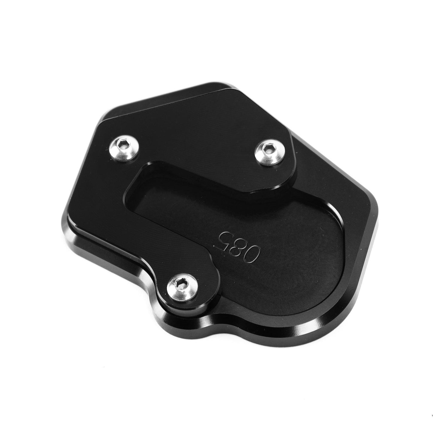 Kickstand Side Stand Extension Pad Fit For BMW F900R 2020 BLK