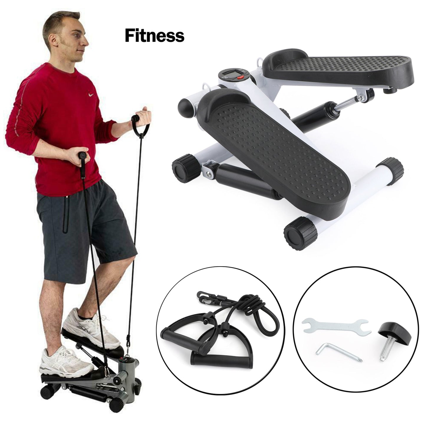 Aerobic Fitness Step Air Climber Stair Stepper Exercise Machine Equipment