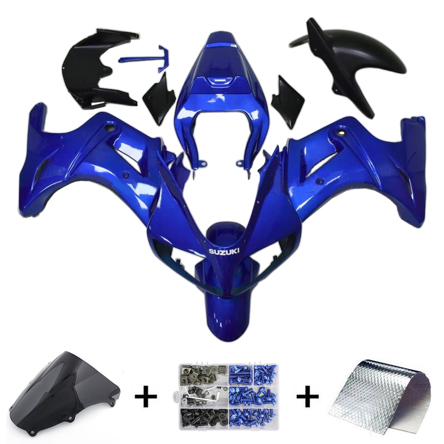 2003-2013 Suzuki SV650 Amotopart Injection Fairing Kit Bodywork Plastic ABS #101