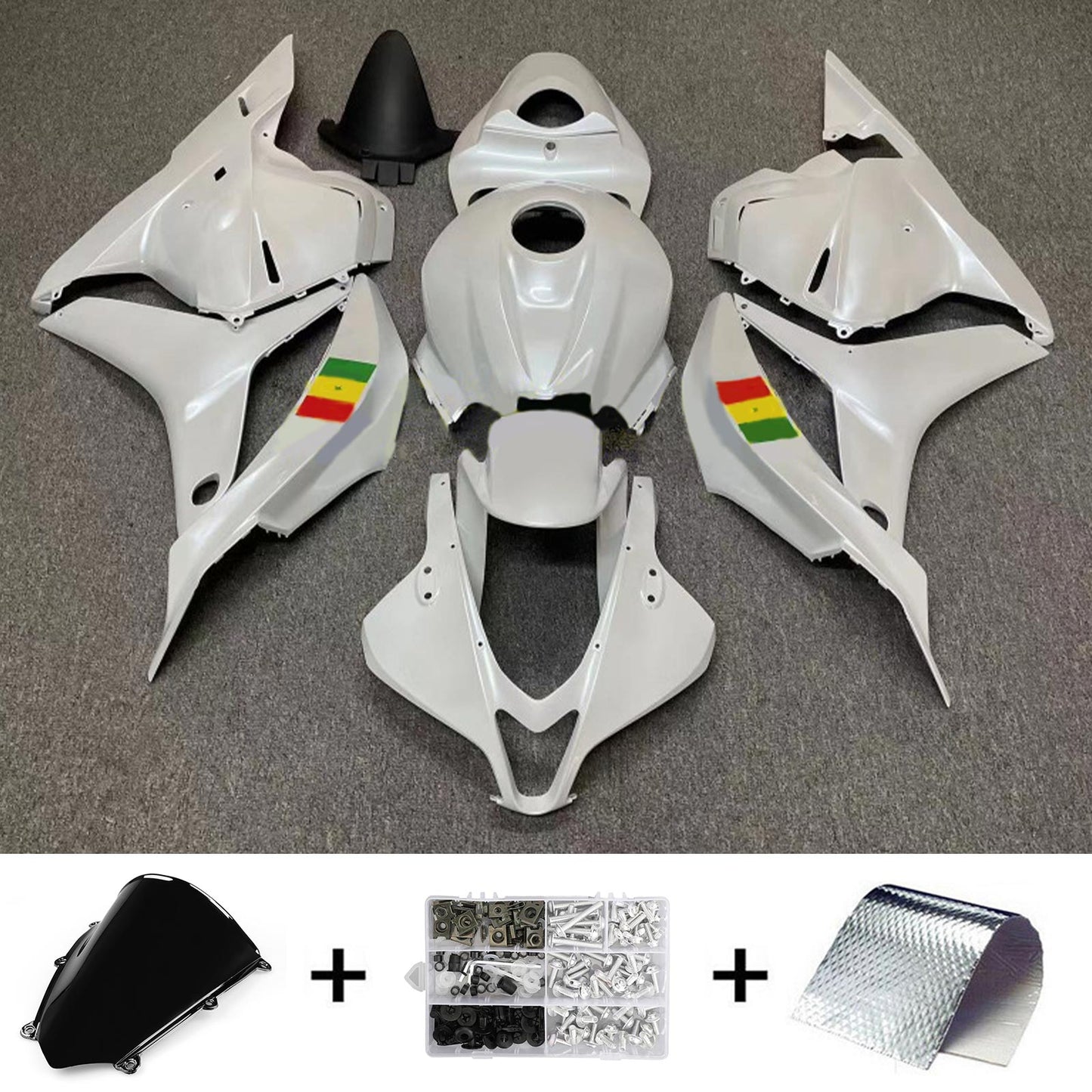 2007-2008 Honda CBR600RR F5 Injection Fairing Kit Bodywork Plastic ABS#206