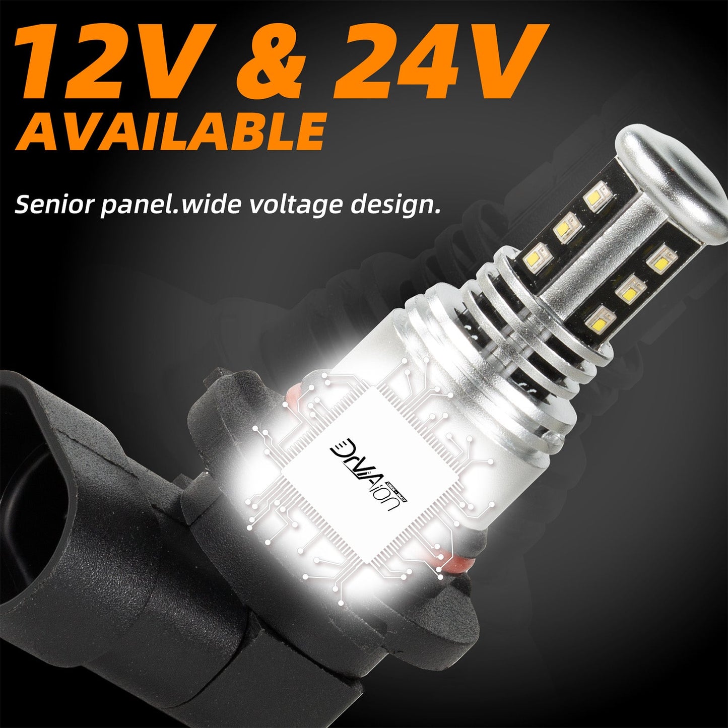 H8/H9/H11 LED Headlight 6000K 2000W 300000LM Low Beam bulbs High Power
