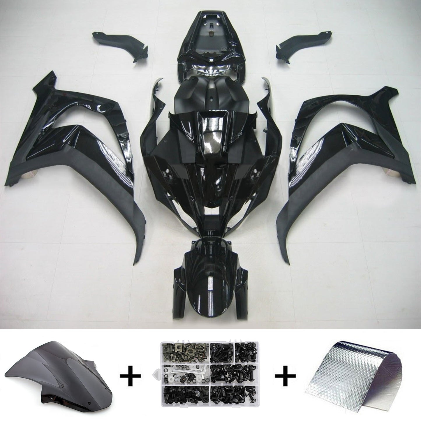 2011-2015 Kawasaki ZX10R Amotopart Injection Fairing Kit Bodywork Plastic ABS #103