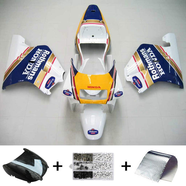 1990-1993 Honda NSR250 PGM-3 Amotopart Injection Fairing Kit Bodywork Plastic ABS #106