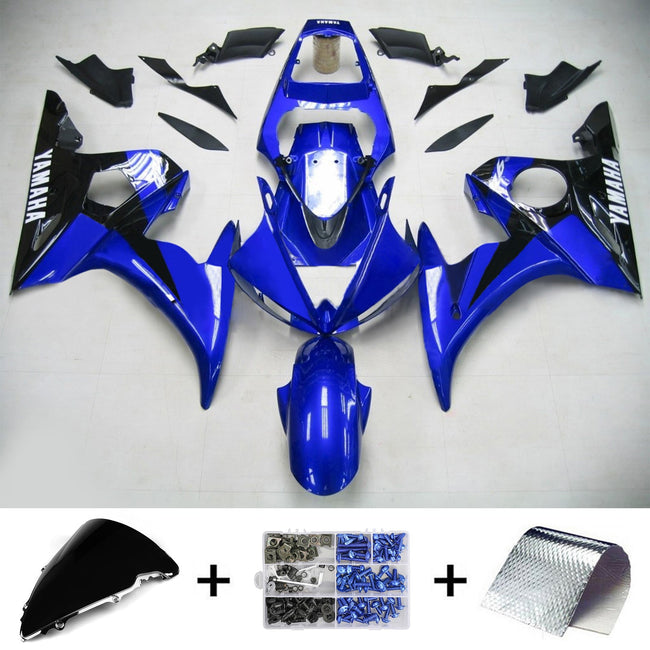 2003-2004 Yamaha YZF 600 R6 R6S Injection Fairing Kit Bodywork Plastic ABS #159