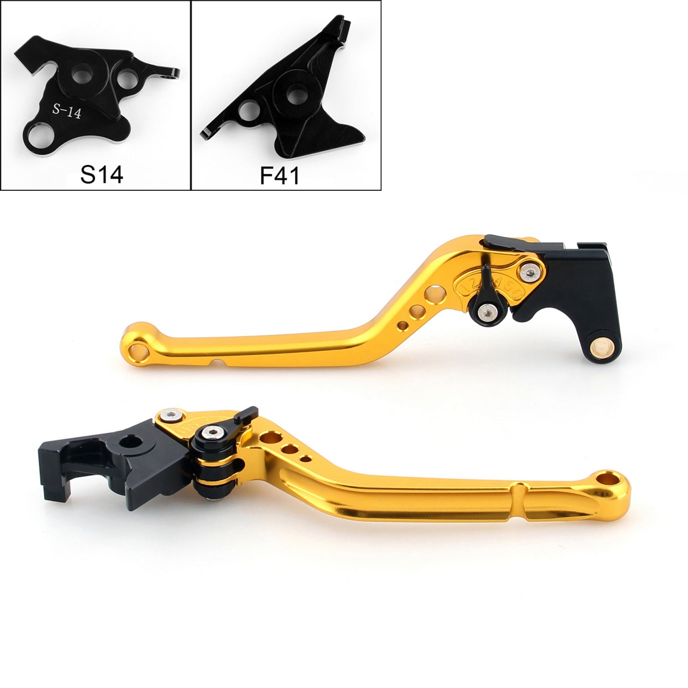 Long Brake Clutch Levers For Suzuki HAYABUSA/GSXR1300 2008-2014 Black