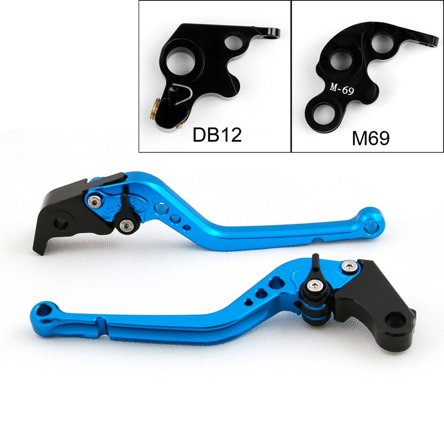 Long Brake Clutch Levers For KTM 690 SMC/SMC-R/Duke/Duke R 2012-13 Black