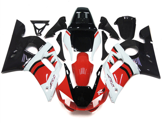 1998-2002 Yamaha YZF 600 R6 Injection Fairing Kit Bodywork Plastic ABS #33