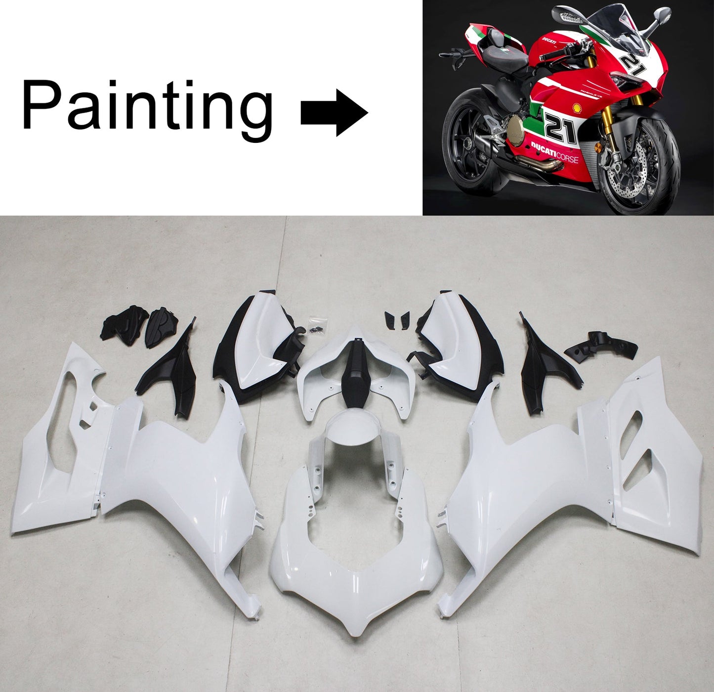 2020-2024 Ducati Panigale V2 Fairing Kit Bodywork